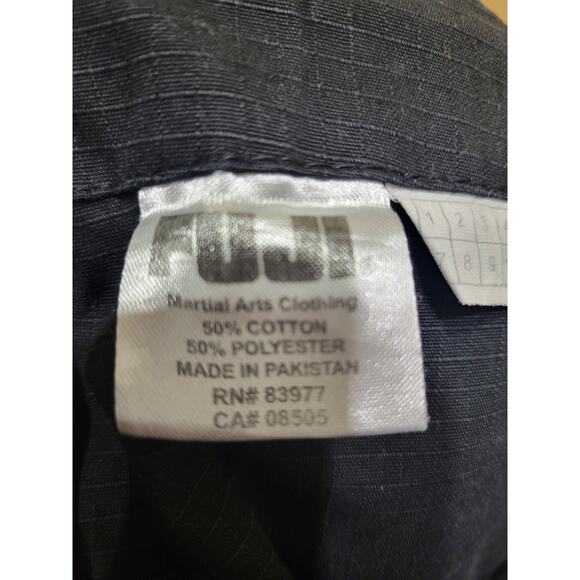 Fuji Pants Mens Small-Large One Size (A3) Jiu Jitsu Martial Arts Black - Picture 8 of 11